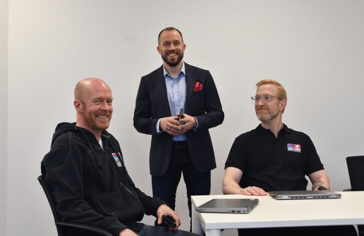 Finnish Data Centeriä edustavat Rami Nyström, Mikko Aho ja Juha Katara
